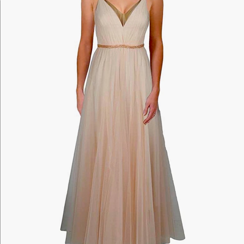 Tulle Beaded Evening Dress